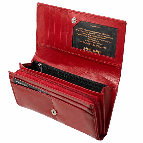 Гаманець жіночий шкіряний Semi Line RFID Red (P8273-2)