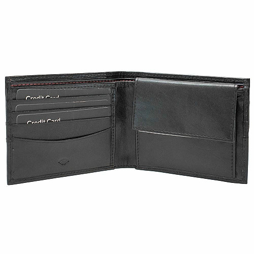 Портмоне мужское кожаное Semi Line RFID Black (P8265-0)