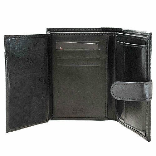 Портмоне чоловіче шкіряне Semi Line RFID Black (P8270-0)