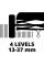 Газонокосарка механічна Einhell GC-HM 400 40см 27л 13-37мм 7.5кг