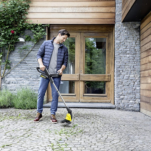 Karcher Триммер садовый WRE 18-55 для удаления сорняков, акум., 18В, 2.85кг, Solo (без АКБ и ЗУ)