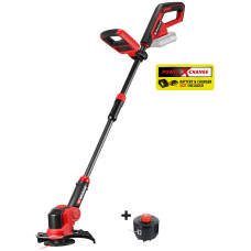 Тример акумуляторний Einhell GE-CT 18/25-1 Li - Solo 18В 8400об/хв 25см пластикові ножі + волосінь 2.0кг без АКБ та ЗП