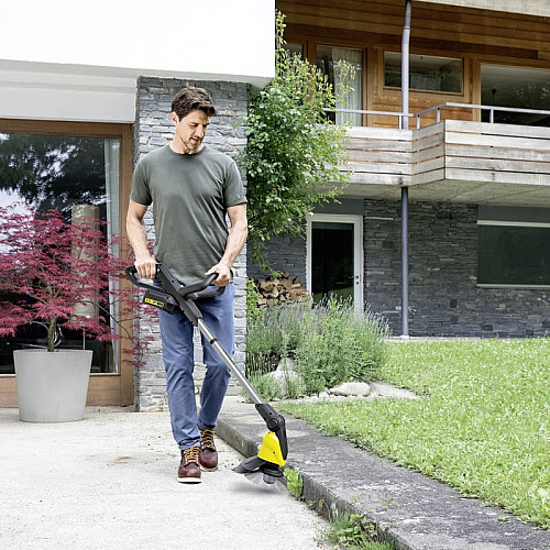 Karcher Триммер садовый WRE 18-55 для удаления сорняков, акум., 18В, 2.85кг, Solo (без АКБ и ЗУ)