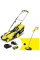 Набір газонокосарка та тример садовий акумуляторні Karcher LMO 18-33+LTR 18-25+Starter kit 18В 1х2.5А·год 33см 35-65мм 35л