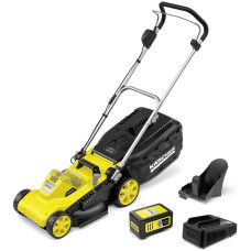 Газонокосарка акумуляторна Karcher LMO 34-18 Dual 18В 34см 25-60мм