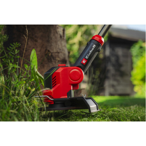 Тример акумуляторний Einhell GE-CT 18/25-1 Li - Solo 18В 8400об/хв 25см пластикові ножі + волосінь 2.0кг без АКБ та ЗП