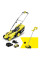 Набір газонокосарка та тример садовий акумуляторні Karcher LMO 18-33+LTR 18-25+Starter kit 18В 1х2.5А·год 33см 35-65мм 35л