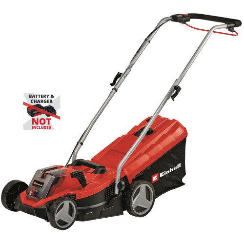 Газонокосарка акумуляторна Einhell GE-CM 18/33 Li- Solo 18В 33см 25-65мм 30л 10.1кг без АКБ та ЗП
