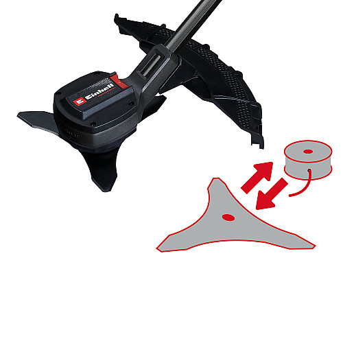 Тример-коса акумуляторна Einhell GP-BC 36/430 Li BL - Solo 36В(18+18) 5200об/хв 7.25кг без АКБ та ЗП