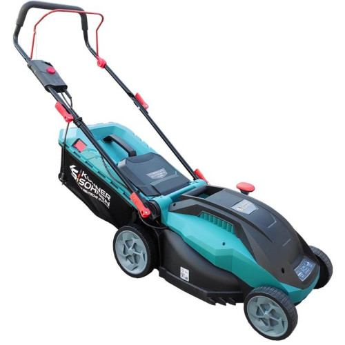 Газонокосарка мережева Konner&Sohnen KS 38LM16-BL 1600Вт 38см 40л 25-75мм 16.5кг