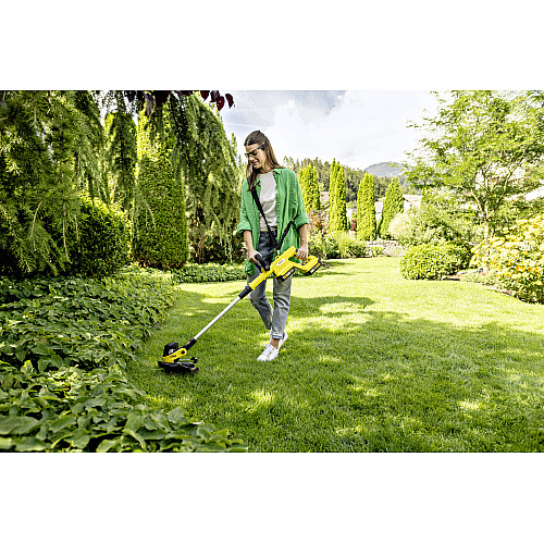 Тример садовий акумуляторний Karcher LTR 3-18 Dual Battery Set 18В акб 2х2А·год 30см 8000об/хв 2хЗП Power 2.42кг