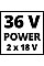 Газонокосарка акумуляторна Einhell PXC GE-CM 36/48 Li M 36В(18+18) 48см без травозбірника 30-75мм 16.9кг