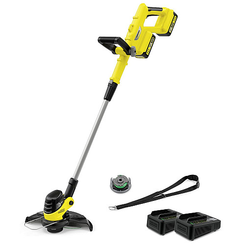 Тример садовий акумуляторний Karcher LTR 3-18 Dual Battery Set 18В акб 2х2А·год 30см 8000об/хв 2хЗП Power 2.42кг