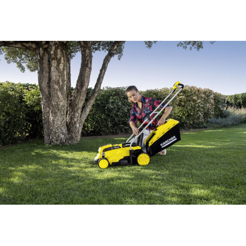 Набір газонокосарка та тример садовий акумуляторні Karcher LMO 18-33+LTR 18-25+Starter kit 18В 1х2.5А·год 33см 35-65мм 35л