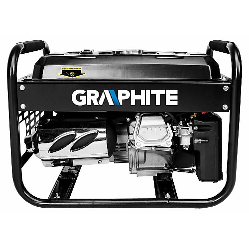 Бензиновый генератор GRAPHITE 230В (1 фаза), 2/2.2кВт, ручной старт, AVR, 40кг