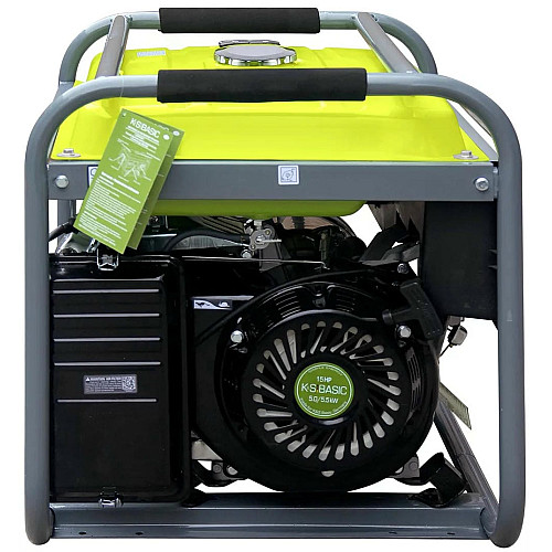 Генератор бензиновий Konner&Sohnen Basic KSB 70C, 230В, 5-5.5кВт, ручний стартер