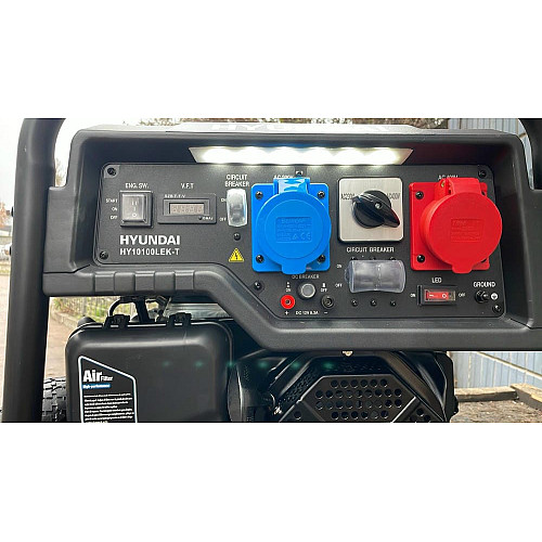 Генератор бензиновий Hyundai HY 10100LEK -T