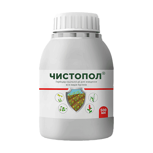 Гербіцид суцільної дії Чистопол в.р. ProtectON 500 мл