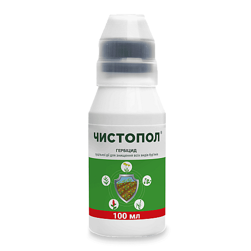 Гербіцид суцільної дії Чистопол в.р. ProtectON 100 мл