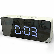 Часи настільні Technoline WT475 White/Black Mirror (WT475)