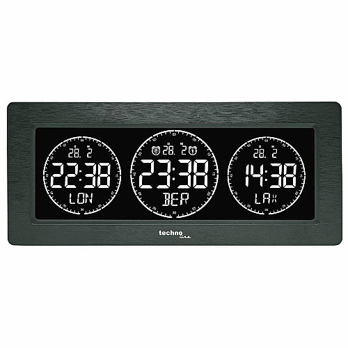Часы настольные Technoline WT458 Black (WT458)