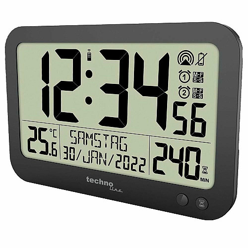 Годинник настінний Technoline WS8026 Black (WS8026)