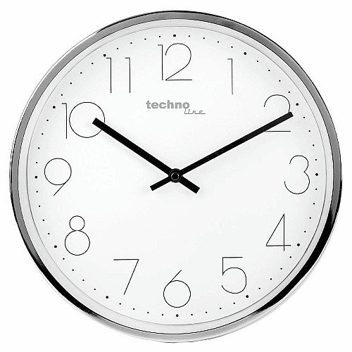Годинник настінний Technoline WT7210 White/Silver (WT7210)