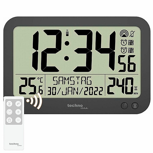 Годинник настінний Technoline WS8026 Black (WS8026)
