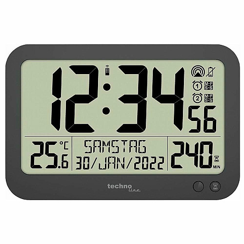 Годинник настінний Technoline WS8026 Black (WS8026)