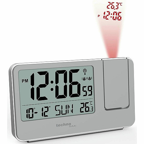 Годинник проекційний Technoline WT534 Grey (WT534 )