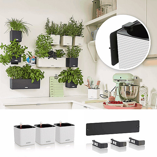 Вазон Lechuza Green Wall Home Kit Color Білий