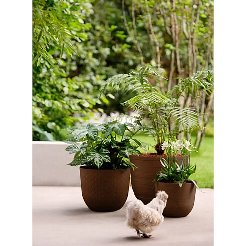 Горшок Elho Fuente Lily (коричневый)