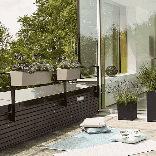 Вазон Lechuza Balconera Stone 80 Бежевий
