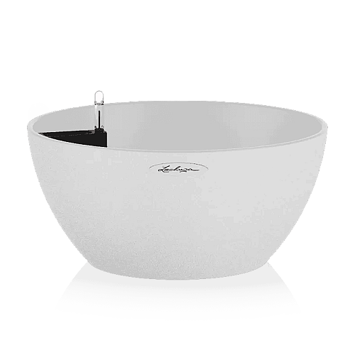 Горшок Lechuza Cubeto Stone 30 Белый