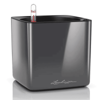Вазон Lechuza Cube Glossy 16 Антрацит