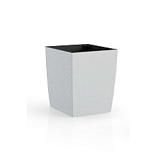 Квітник Plastkon ELIOT Stone 30x30 см білий