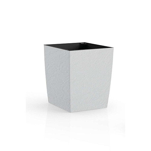 Цветник Plastkon ELIOT Stone 30x30 см белый