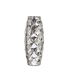 Ваза для квітів MIRROR SILVER, кераміка, 47
