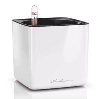 Вазон Lechuza Cube Glossy 14 Білий