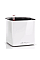 Вазон Lechuza Cube Glossy 14 Білий