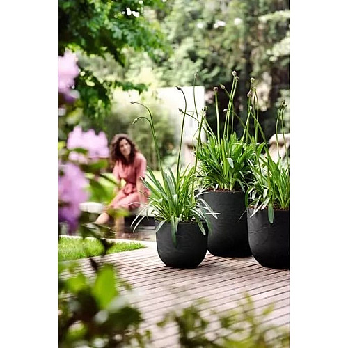 Вазон Elho fuente lily 30*24см чорний
