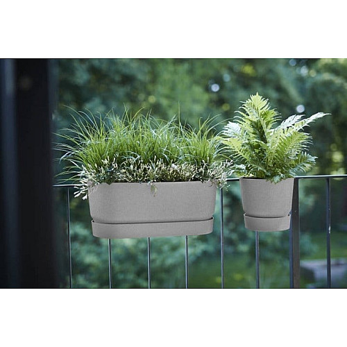 Вазон Elho greenville plant hanger single світлий граніт