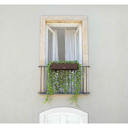Вазон Lechuza Balconera Cottage 80, мокко