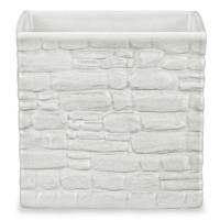 Кашпо для цветов STONE LOOK, керамика, 18