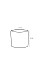 Кашпо Edelman Mica Decorations Era 17,5 см пісочно-сірий