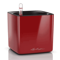 Вазон Lechuza Cube Glossy 14 Червоний
