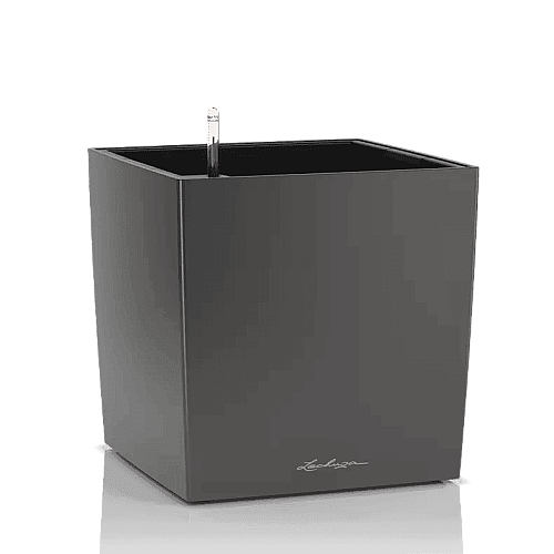 Вазон Lechuza Cube Premium 50 Антрацитовий металік