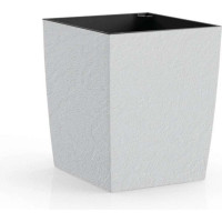 Цветник Plastkon ELIOT Stone 25x25 см белый
