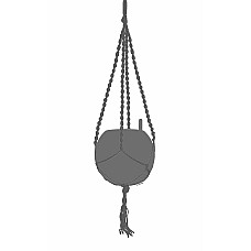 Підвіс Lechuza Macramé BOHO 90 см вугільний
