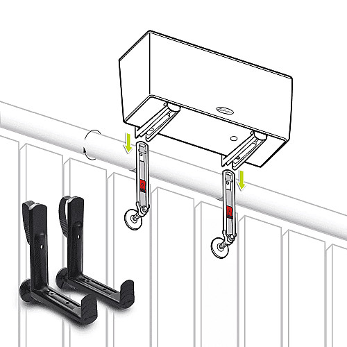 Кріплення Lechuza для Balconera Білий